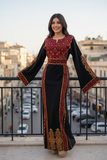 Simply Black Thoub Embroidered Palestinian