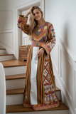 Multicolored Embroidered Palestinian Fellahi Thobe