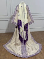 Load image into Gallery viewer, Absolutely Stunning Embroidered Palestinian Fellahi Thobe With Matching Headpiece &amp; overskirt
