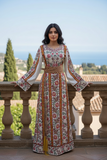 Rose Embroidered Palestinian Thobe