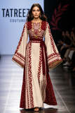 Palestinian Red Thobe Embroidery