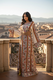 Rose Embroidered Palestinian Thobe
