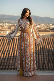 Rose Embroidered Palestinian Thobe