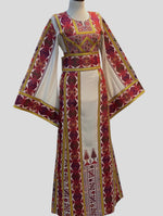Load image into Gallery viewer, Sitt Al-Kul Thobe Embroidered Palestinian Fellahi
