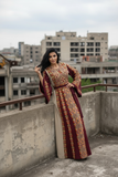 Elegant Embroidered Palestinian Dress