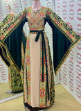 The Winged Metallic with Green Accents Thobe