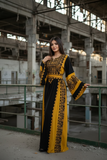 Eid collection Elegant Embroidered Palestinian Dress
