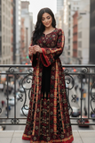Multicolored Gorgeous Palstainen Embroidery Traditional Long Thoub