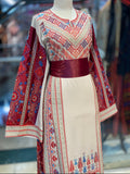Beautiful Modern cream Embroidery Thoub