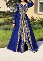 Load image into Gallery viewer, Elegant Selection 2 pieces Moroccan Handmade stone caftan Heavy
