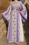 Simply Elegant Thoub Embroidered Palestinian Dress