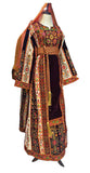 Malacca Thoub Velvet Maroon Embroidery Thoub