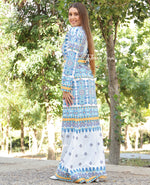 Charger l&#39;image dans la galerie, Chiffon New Collections Elegant Mermaid Fully Embroidery Long Maxi Dress
