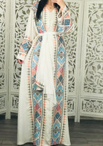 Load image into Gallery viewer, Luxury Embroidery Front/Back Dubai Oversized abaya
