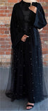 Made in dub Lace Pearls Abaya
