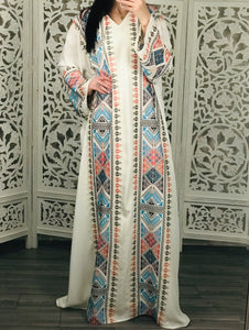 Luxury Embroidery Front/Back Dubai Oversized abaya