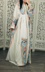 Luxury Embroidery Front/Back Dubai Oversized abaya