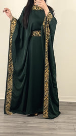 Load and play video in Gallery viewer, Luxury Embroidery Dubai One Size abaya
