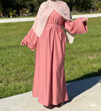 Blushing Pocketed Abaya