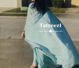 Dubai Collocation Embroidery Moroccan Caftan Long Maxi - Tatreez1