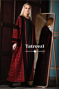 Embroidery Bisht tatreez Dress Free size - Tatreez1