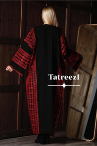 Embroidery Bisht tatreez Dress Free size - Tatreez1