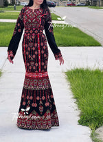 Load image into Gallery viewer, Beautiful Stone Mermaid long maxi thoub dress
