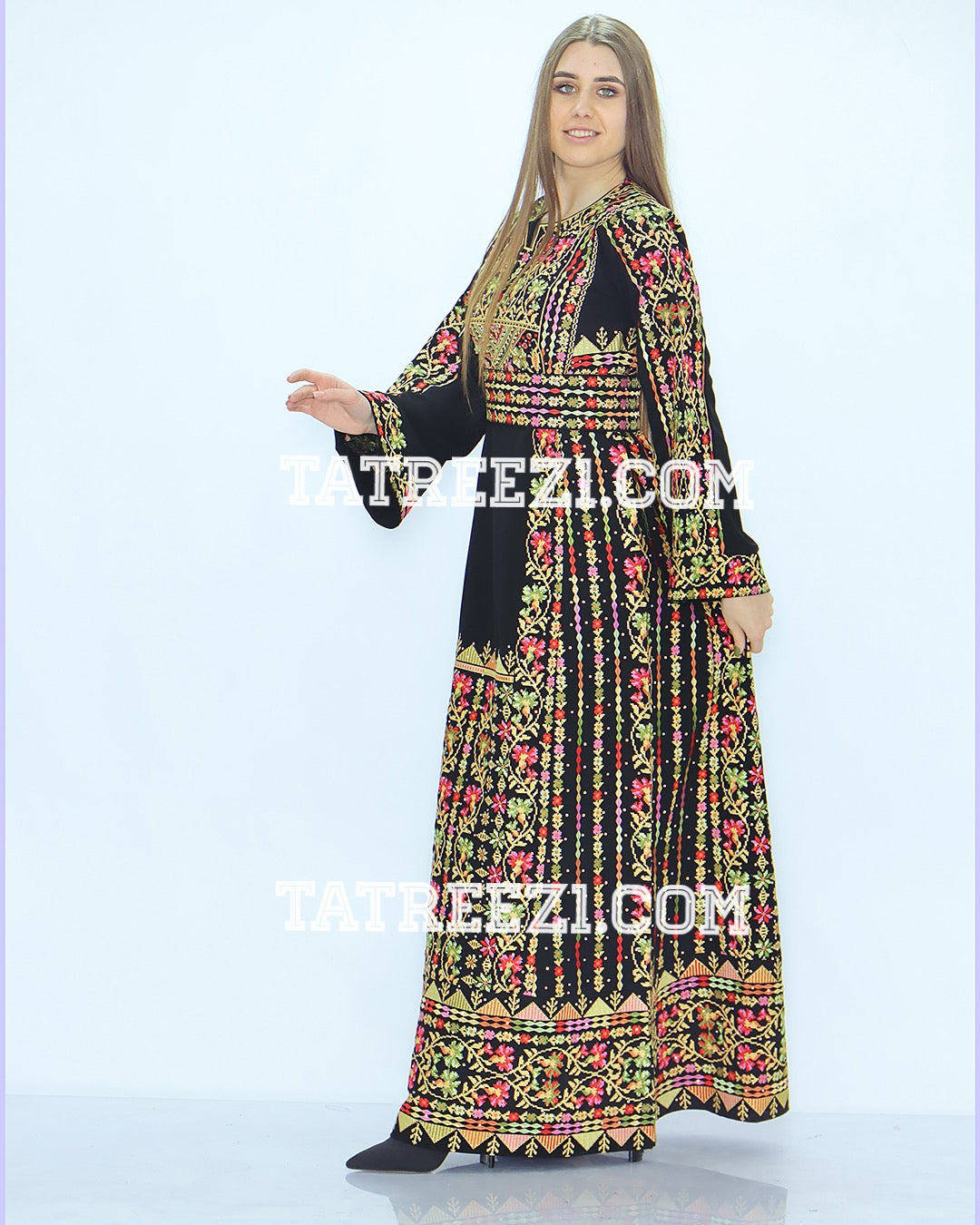 Embroidered Jordanian Palestinian Thoub Dress