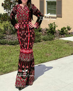 Charger l&#39;image dans la galerie, Beautiful Stone Mermaid long maxi thoub dress
