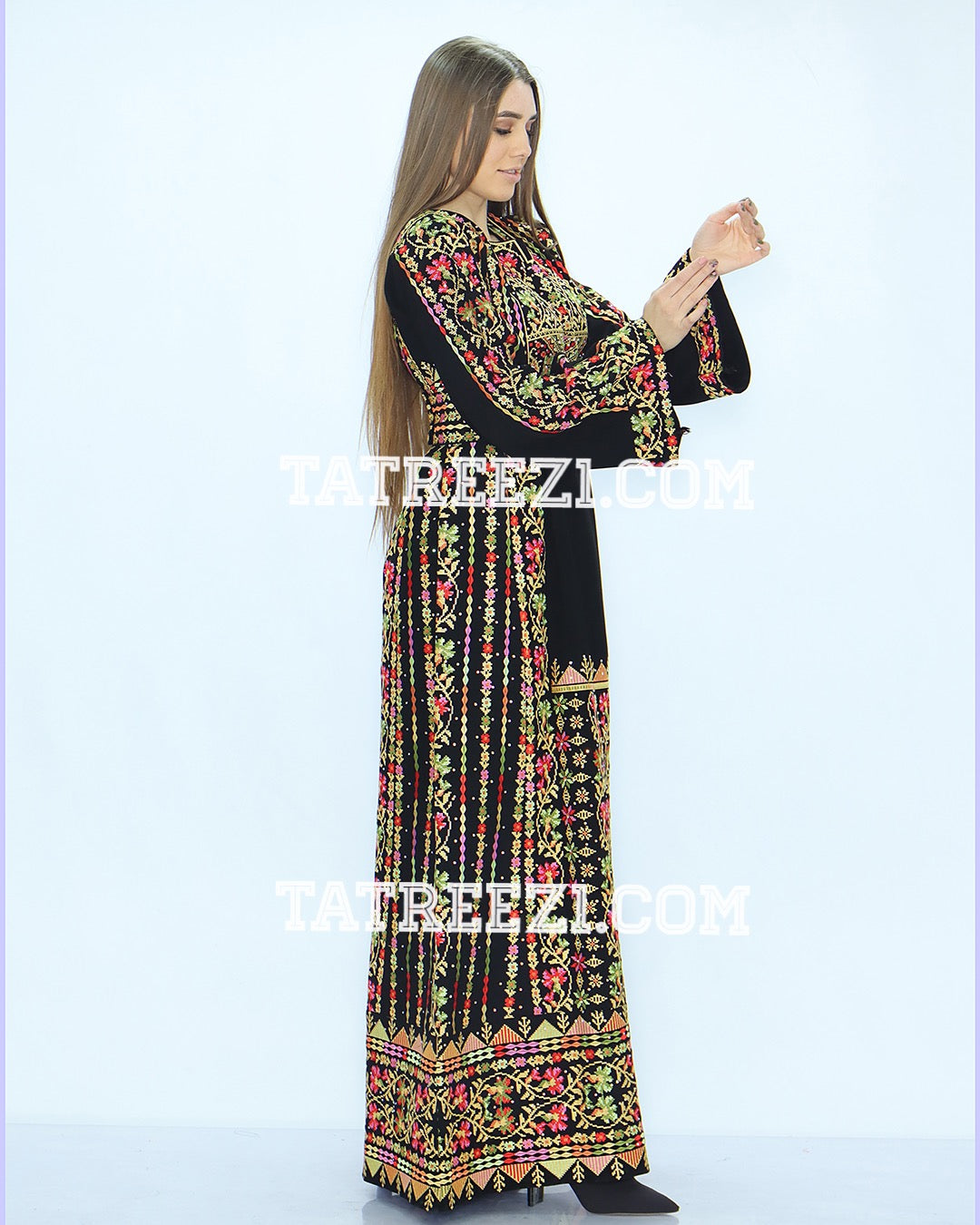 Embroidered Jordanian Palestinian Thoub Dress