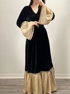 Made in Dubai Velvet Black Abaya