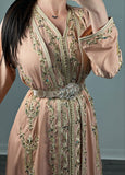 Elegant Selection 2 pieces Moroccan Handmade stone caftan