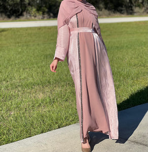 Pastel Pink Abaya