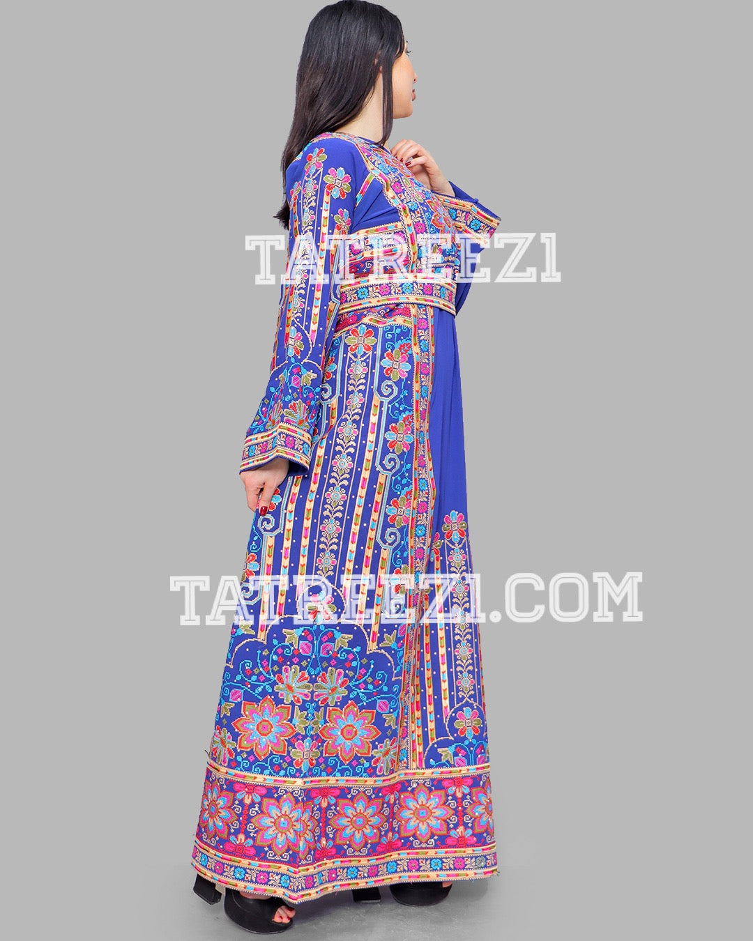 Embroidered Thobe Jordanian Palestinian Thoub Dress