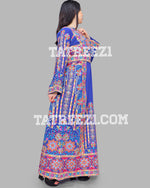 Charger l&#39;image dans la galerie, Embroidered Thobe Jordanian Palestinian Thoub Dress
