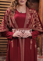 Load image into Gallery viewer, Long Bisht Embroidery beautiful stitching
