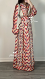 Beige Princess Elegant Fully Embroidery Thoub