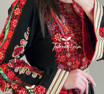 Charger l&#39;image dans la galerie, Red &amp; Black Stylish Beautiful Palestinian Embroidery
