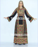 Load image into Gallery viewer, Embroidered Jordanian Palestinian Thoub Dress
