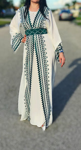 Luxury Embroidery caftan abaya 2 Pieces