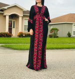 Load image into Gallery viewer, Made in Dubai Beautiful Set Embroidery Caftan Abaya
