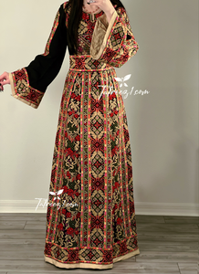 Princess Elegant Fully Embroidery Thoub