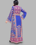 Charger l&#39;image dans la galerie, Embroidered Thobe Jordanian Palestinian Thoub Dress
