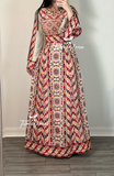 Beige Princess Elegant Fully Embroidery Thoub