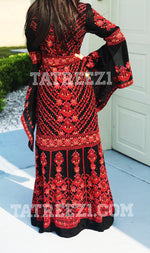 Load image into Gallery viewer, The Perfection Embroidery Long Thoub Dress
