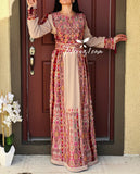 Cappuccino Malacca Delicate Stone Embroidery Thobe