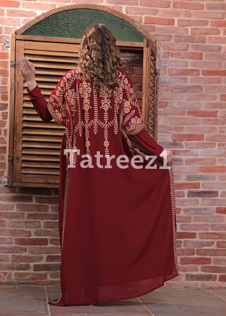 Long Bisht Embroidery beautiful stitching