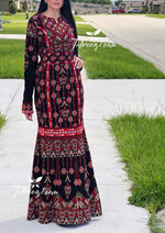 Load image into Gallery viewer, Beautiful Stone Mermaid long maxi thoub dress
