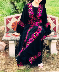 Made in Dubai Beautiful Set Embroidery Caftan Abaya