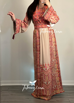 Load image into Gallery viewer, Gorgeous Palestinian Embroidery Traditional Long Thoub
